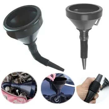 

Portable Oiler Filter Funnel Car Motorcycle Oil Water Fuel Gasoline Diesel Filling Funnel Additive Multi-Function Accessories