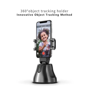 

Portable Auto Smart Shooting Selfie Stick 360 Rotation Auto Face Tracking Object Intelligent Tracking Camera Phone Holder