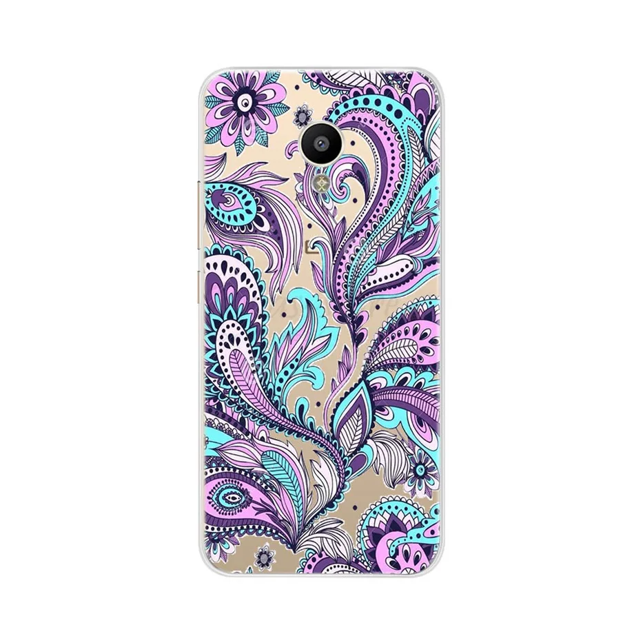 cases for meizu For Meizu M5 Case For Meizu M5 Cover Case Silicone TPU Soft Flowers Patterned Back Cover for Meizu M5 M 5 Mini Phone Case 5.2" best meizu phone case design Cases For Meizu