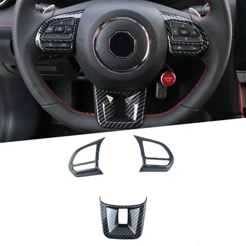 

For MG 6 MG ZS MG HS 2017 2018 2019 Steering Wheel Trim Cover Decoration Chrome Molding Frame Accessories Panel Interior Parts