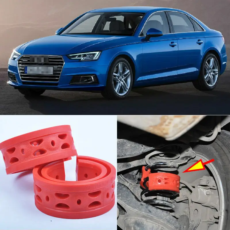 

2pcs Rear Air Suspension Shock Bumper Spring Coil Cushion Buffer For Audi A4