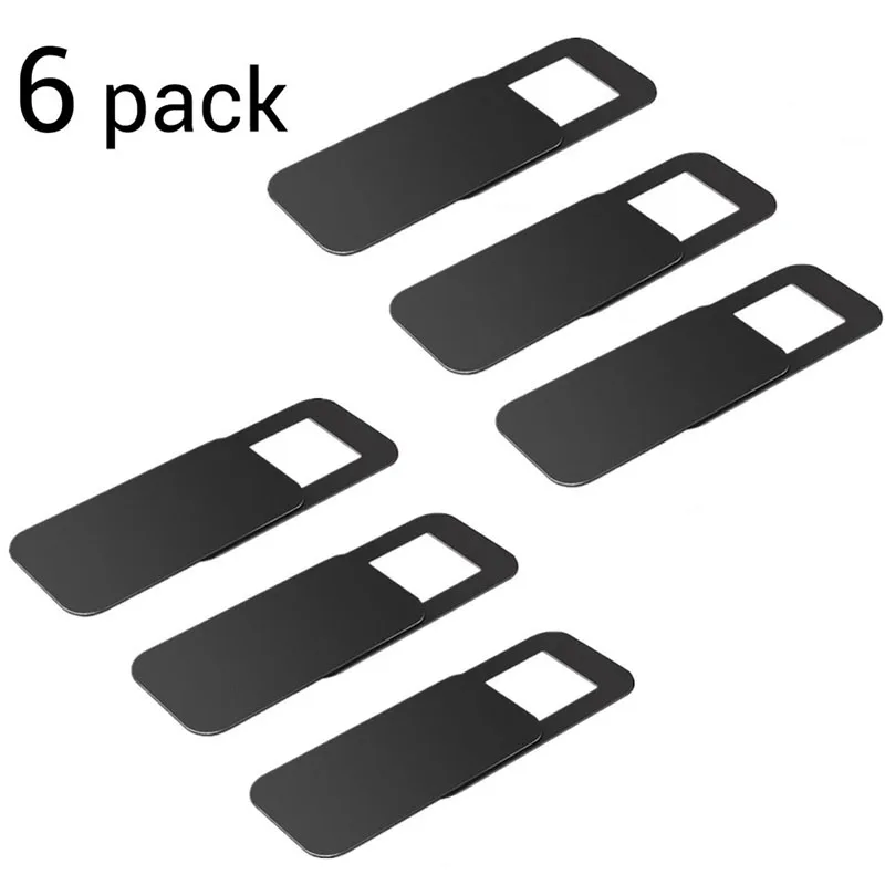 1/3/6pcs Lens Cap Laptop Camera Sticker Cover Webcam Cover for iPad Smartphone for PC Laptops 18*9*0.7mm