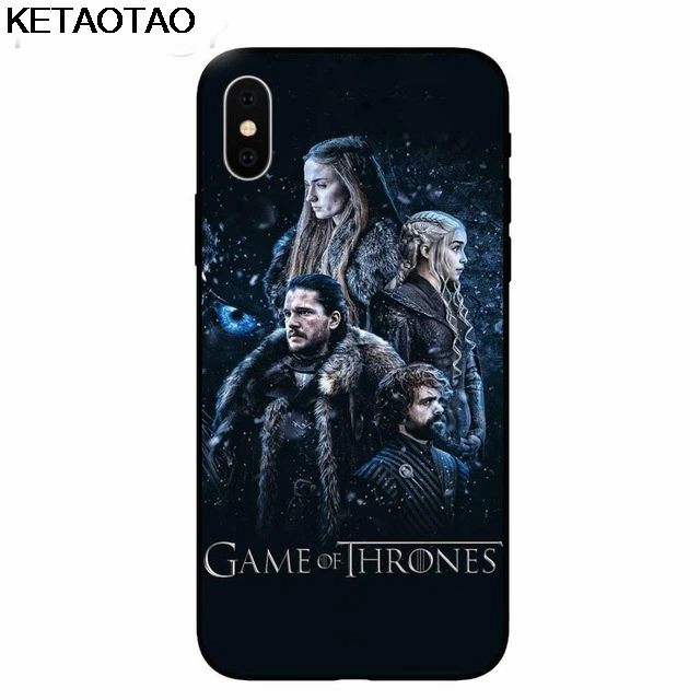 KETAOTAO Игра Престолов Дейенерис Дракон Джон Сноу Тирион для samsung S4 S5 S6 S7 S8 S9 S10 edge Note чехол Мягкий ТПУ резиновый силиконовый - Цвет: Бежевый