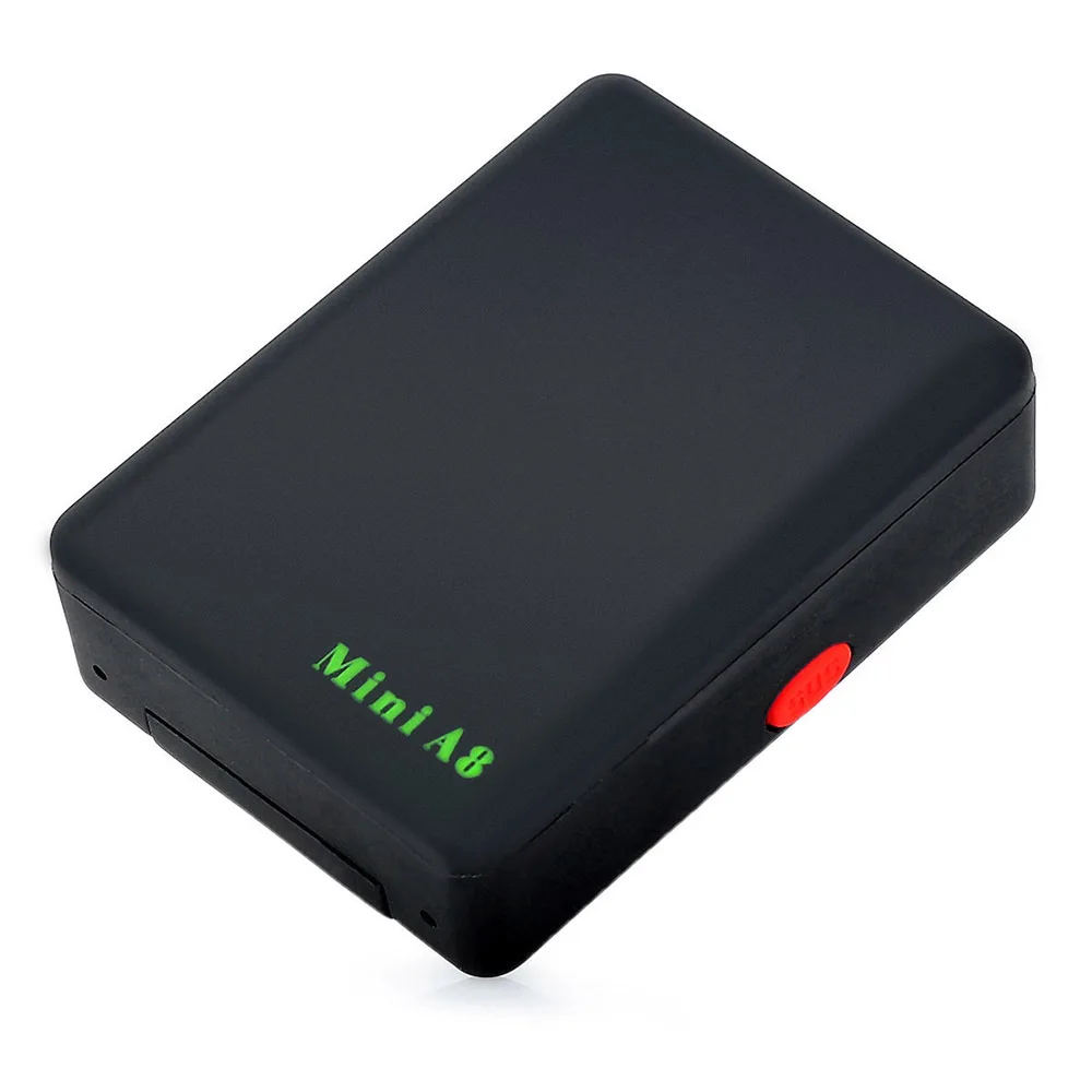 Глобальный локатор в реальном времени Авто детское мини-платье A8 GSM/GPRS/gps отслеживание автомобиля GSM трекер с кнопкой SOS