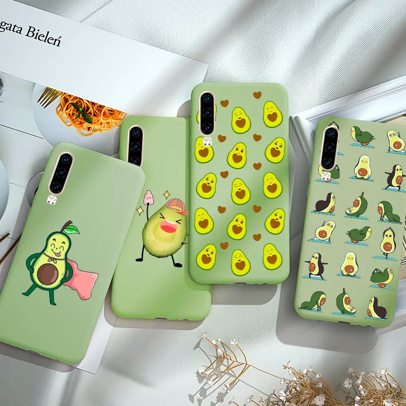 Чехол из ТПУ с рисунком авокадо для Huawei Y7 Prime 2019 Y6 Y5 Lite 2018 Y9 Mate 20 PRO 10 Nova 5T 3i Y8P Y7P Y6P Y5P