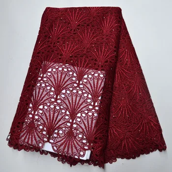 

LACE African Cord Lace Fabric High Quality Guipure Cord Water Soluble Lace Multicolour Nigerian Lace Fabric For Wedding 02