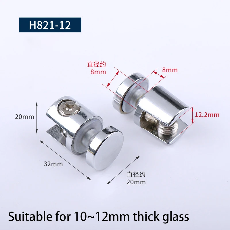 prateleira suporte 6 8mm 8 10mm 10 12mm de vidro 02