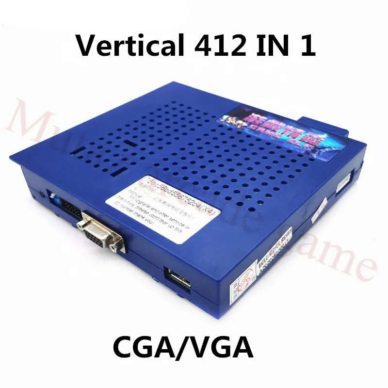 Голубая игра Elf 412 в 1 настольная для CGA VGA вертикальный монитор jamma multi games