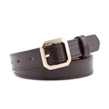 Women's Imitation Leather Belt Alloy Pin Buckle Waistband For Ladies Designer Corset Girdle Leisure Belts For Jeans Accessories