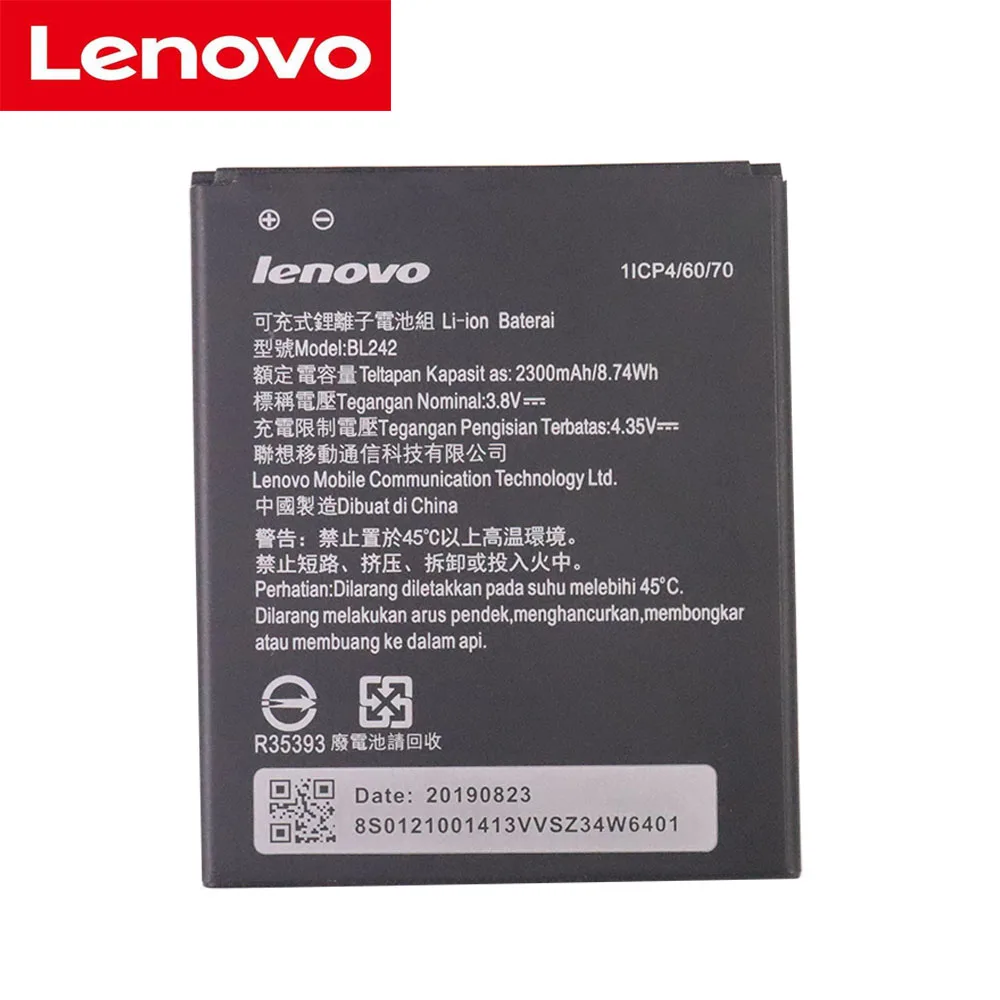 

High Quality 2300mAh Battery BL242 For Lenovo K3 K30-W K30-T A6000 A3860 A3580 A3900 A6010 A6010 Plus Mobile Phone Batteries