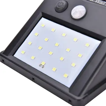 

20 LED Solar Power IR Motion Sensor Wall Light Outdoor Waterproof Garden Lamp