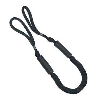 

Bungee Dock Line Rope Accessories Equipment Boat 2pcs Black Cord Braid