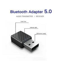 Bluetooth Receiver Transmitter Mini 3.5mm AUX Stereo Bluetooth 5.0 Audio Transmitter for TV PC Wireless Adapter for Car with RCA