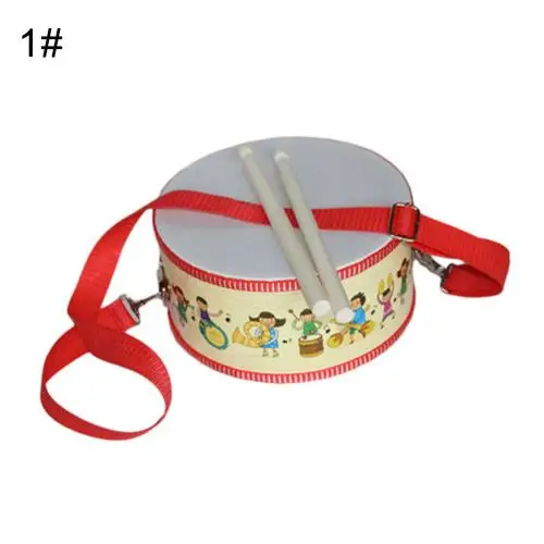 Korean Drum Деревянный молоток ремень барабанный ударный музыкальный инструмент Детские Развивающие игрушки - Цвет: Korean Drum