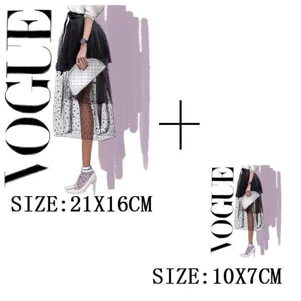 Модная женская термо-полоска Наклейка на одежду Термочувствительная железная переводная одежда модная футболка с капюшоном для девочек аппликация - Цвет: Y-003