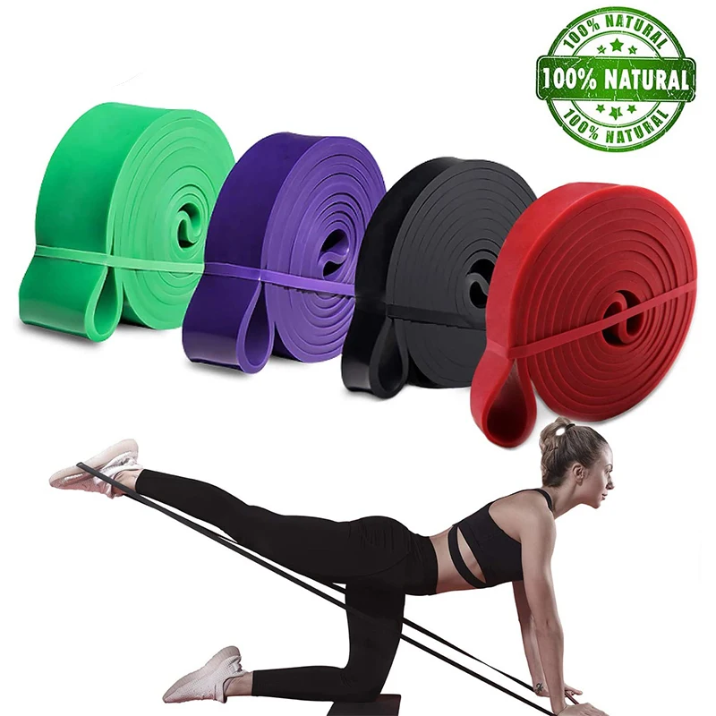 

Pull Up Bands - Resistance Bands - Premium Latex Loop Stretch Workout/Exercise Band Mobility & Powerlifting Assist Bands 4 Color