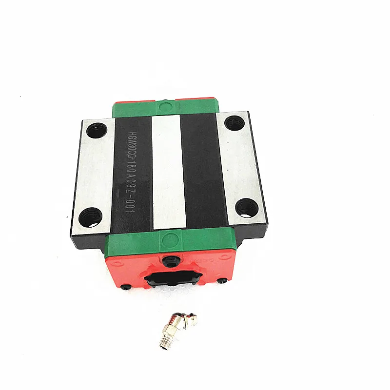 HGW20CC 1pcs 15mm linear guide rail HGR20 400/450/500/550mm linear rail with 2pc linear block carriage HGH20CA or HGW20CC CNC parts - Цвет: HGW20CC