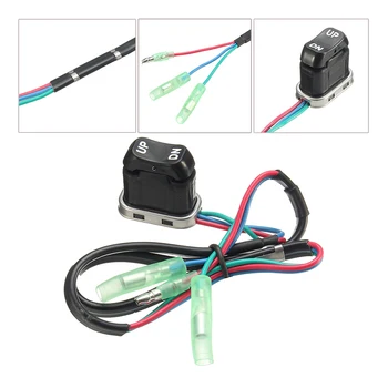 

2x Boat Motor 703-82563-02 703-82563-01 Trim & Tilt Switch Replacement For Yama ha Motorcycle Outboard Engine Remote Control Box