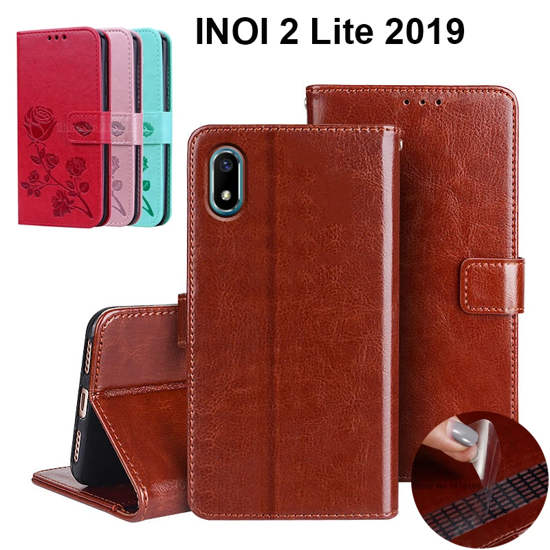 Женский чехол для Inoi 2 Lite 2019 5 0 дюйма роскошный защитный флип кошелек с