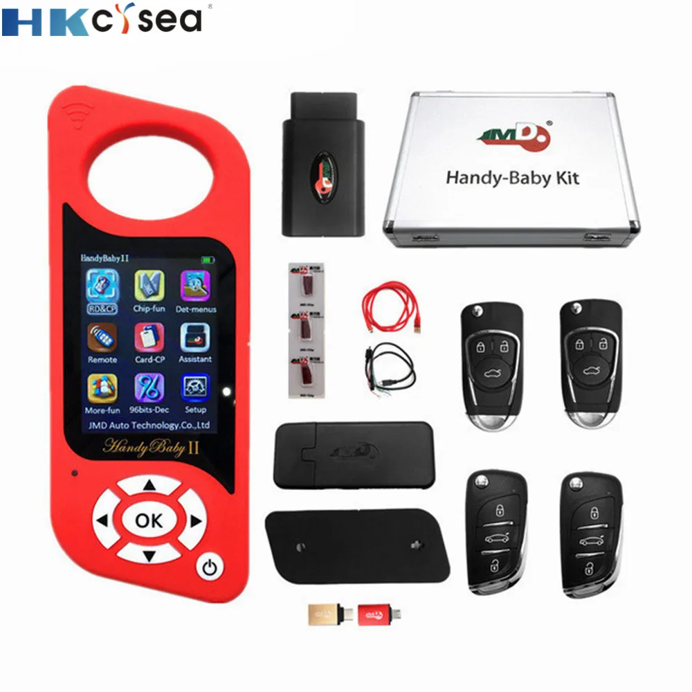 

HKCYSEA JMD Handy Baby 2 Handy Baby II Auto Key Tool Chips Programmer Handy Baby2 Portuguese Language with G 96bit 48 Function