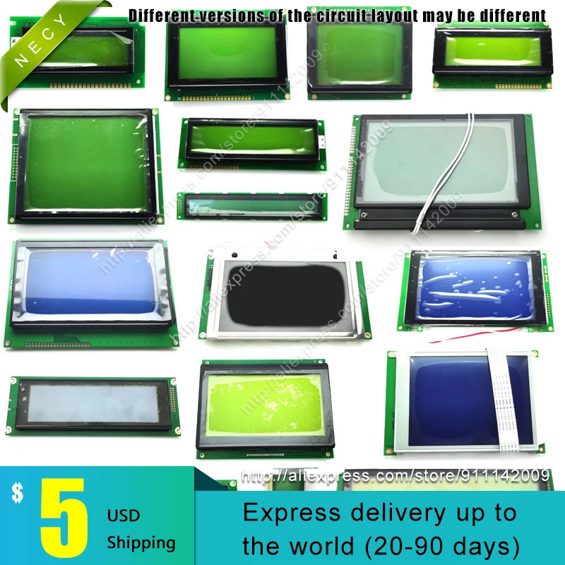 WH1602L-NYG-JT &quotWH1602L-NYG-JT" LCD Screen Display Panel New Original/Substitute/Compatible/Repair | Электронные