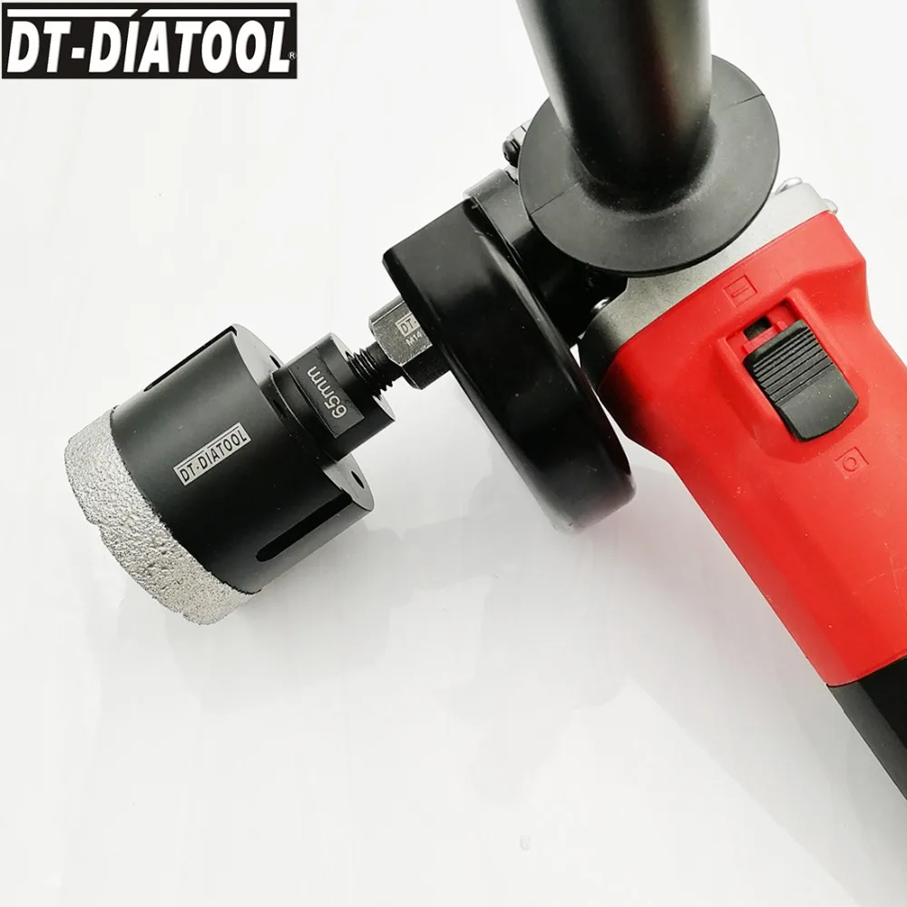 DT-DIATOOL 1 набор в коробке Вакуумной Пайки Алмазные сверла коронки, M14 или 5/8-11 разные размеры кольцевая пила плюс 3/" шестигранный и M14 адаптер