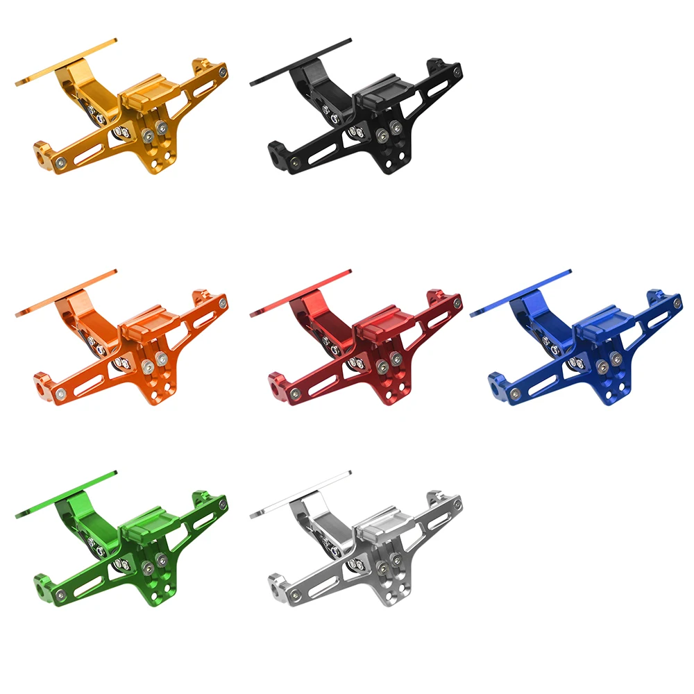 Universal Motorcycle Adjustable Rear License Number Turn Signal Light Frame Plate Mount For YAMAHA Motorcycle Accessories