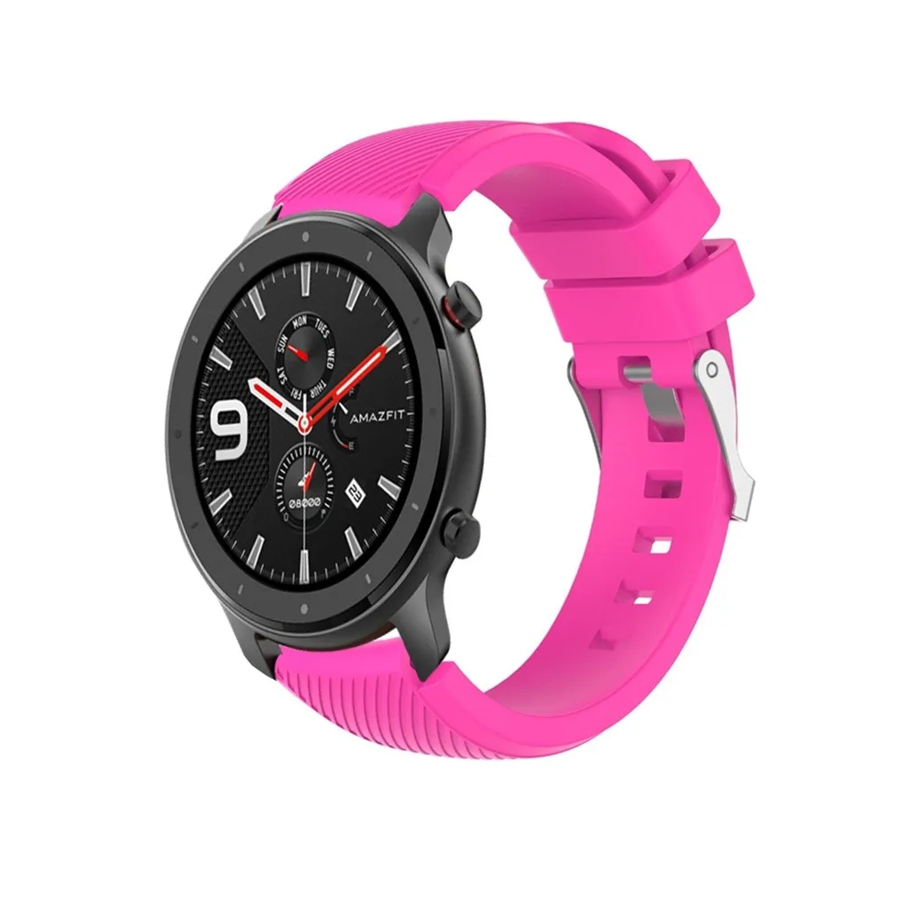 Сменный силиконовый ремешок для часов Ремешок для Huami AMAZFIT GTR 47mmWatch Band для samsung gear S3 S2 браслет
