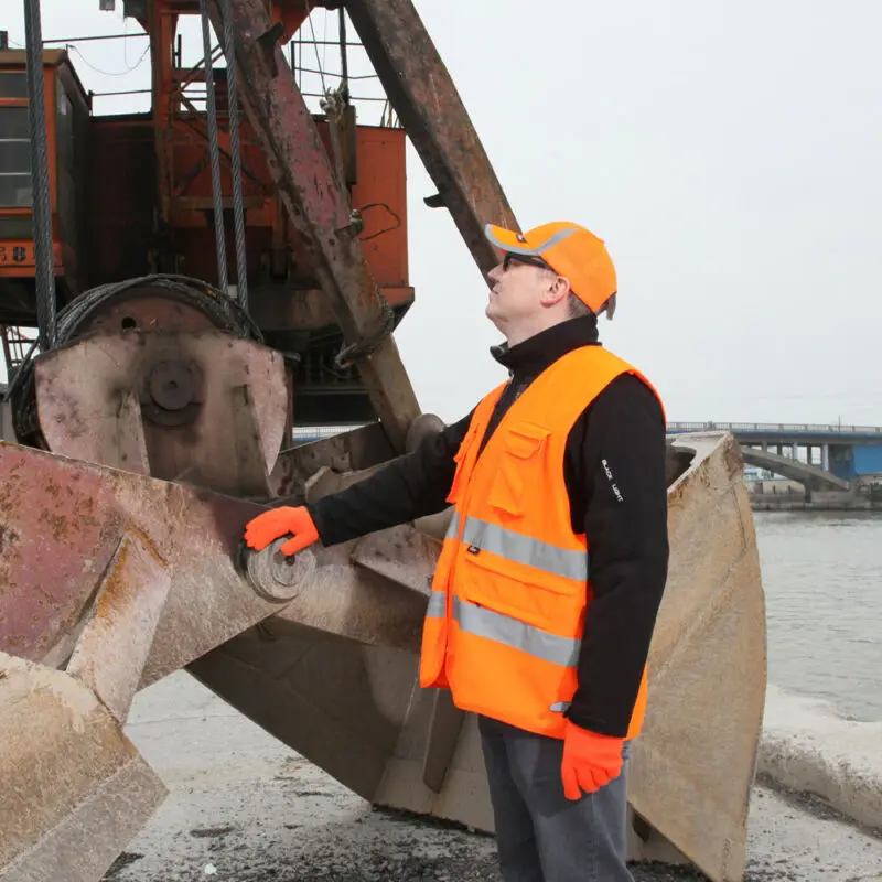 Уличные шляпы высокая видимость регулируемая бейсболка Hi-Vis безопасность желтый оранжевый шляпа от солнца