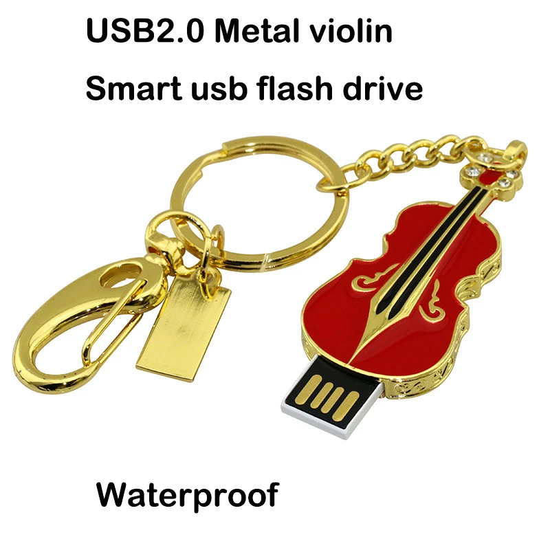 Флеш-накопитель USB для гитары/музыкального инструмента 4, 8, 16, 128, 64 ГБ, флеш-накопитель 32 ГБ, 128 ГБ, флеш-накопитель, персональный подарок, USB
