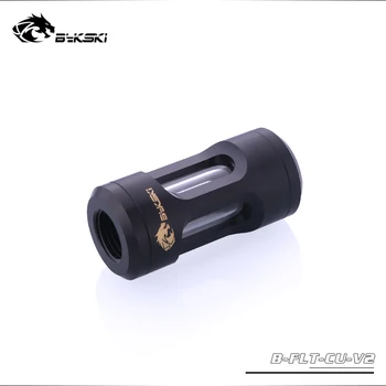 

Bykski Silver ,Black Water Filter Double Inner G1/4" Thread Acrylic Filter Split Watercooling Accessories,B-FLT-CU V2