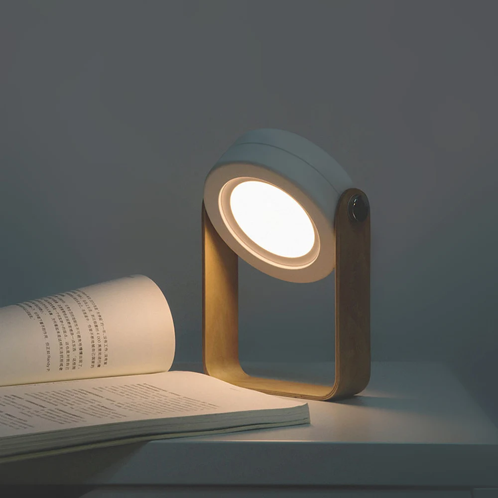 Складной сенсорный с регулируемой яркостью для чтения светодиодный Ночная переносная лампа фонарь лампа USB перезаряжаемая для детей подарок прикроватная Спальня