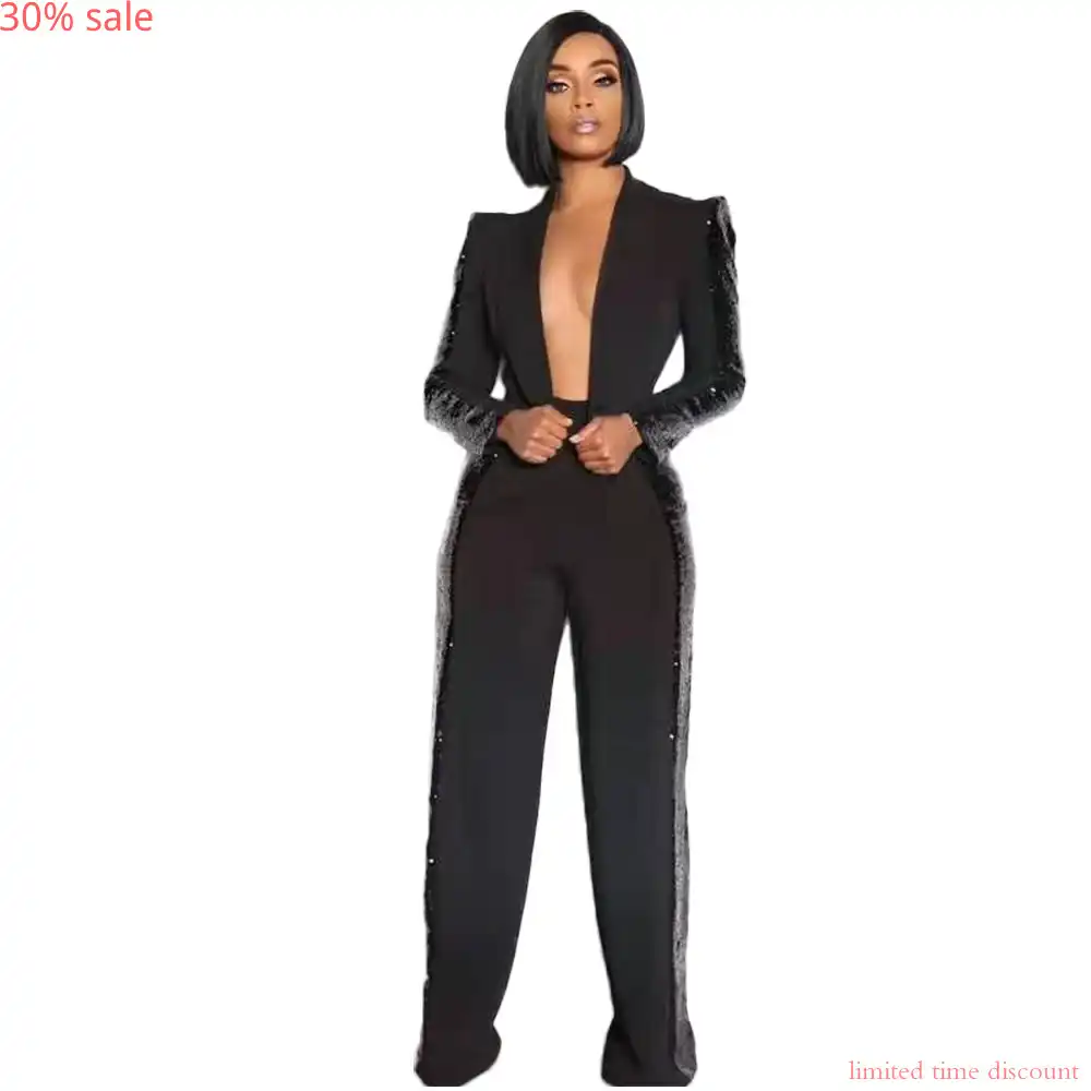 womens glitter pantsuit