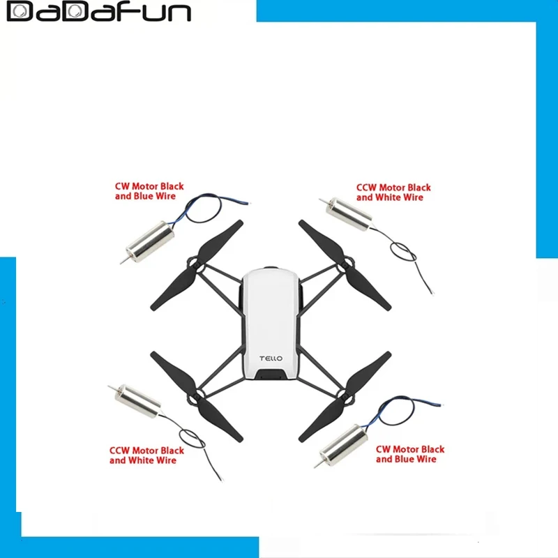 Drone Repair Parts Universal Motor for Ryze Tello Mini Quadcopter Drone