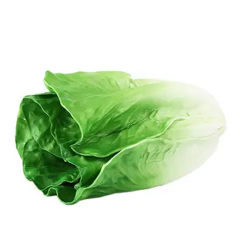 

18cm Simulation Soft Lettuce Vegetable Model House Kitchen Decor Photo Props cosplay Display Home Decoration