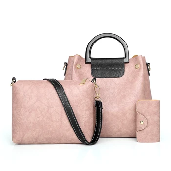 

3pcs/Set Women Composite Bags Quality Leather Handbags Female Shoulder Bag Casual Tote Bag Ladies' Messenger Bags Bolsa Sac