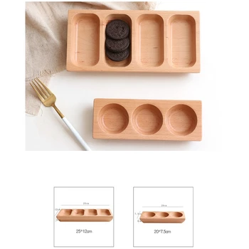 

Wooden Dried Fruit Plate Creative Japanese Storage Tray Sushi Sashimi Platter Tableware Decorations Food Organizer Hotel Restaur