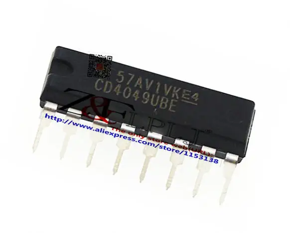 CD4049UBE CD4049 UBE CD 4049UBE DIP-16 CMOS шестигранный Буфер/преобразователи новые оригинальные 50