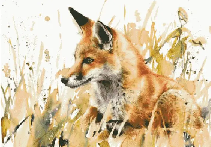 The Fox In The Grass Cub Animal Pet Dog
