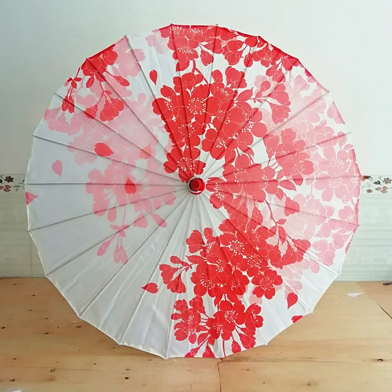 Satin Cloth Umbrella for Women's Clothing, Photography Props, Tassel Umbrella, Chinese Classical, Oil Paper Umbrella, Umbrella