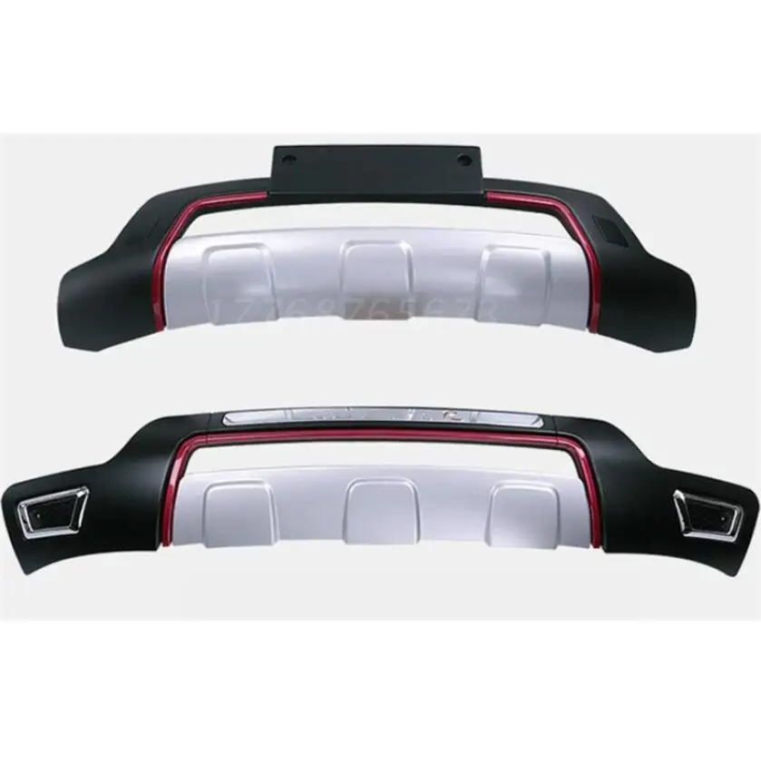 For Auto BUMPER GUARD For KIA Sorento 2013.2014 High Quality Brand New ABS Guard Plate Front + Rear