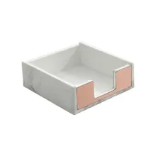 Мраморный узор квадратная коробка для заметок липкий держатель для карт Органайзер питания 24BB