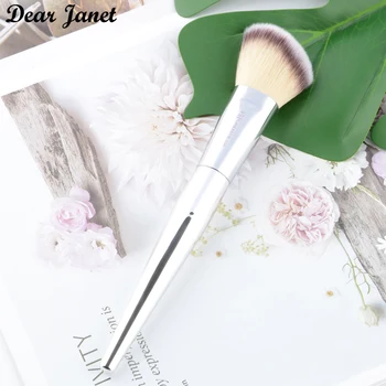 

1piece Makeup brushes Angled Blush Make up brush Shadow sculpting brush Silver handle face beauty tools IT 227