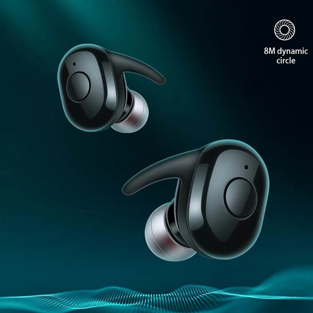 TWS Bluetooth 5 0 Headset Stereo Earbuds Earphone Sport Headset with Charging Box Wireless Headsets for xiaomi All Smart Phone