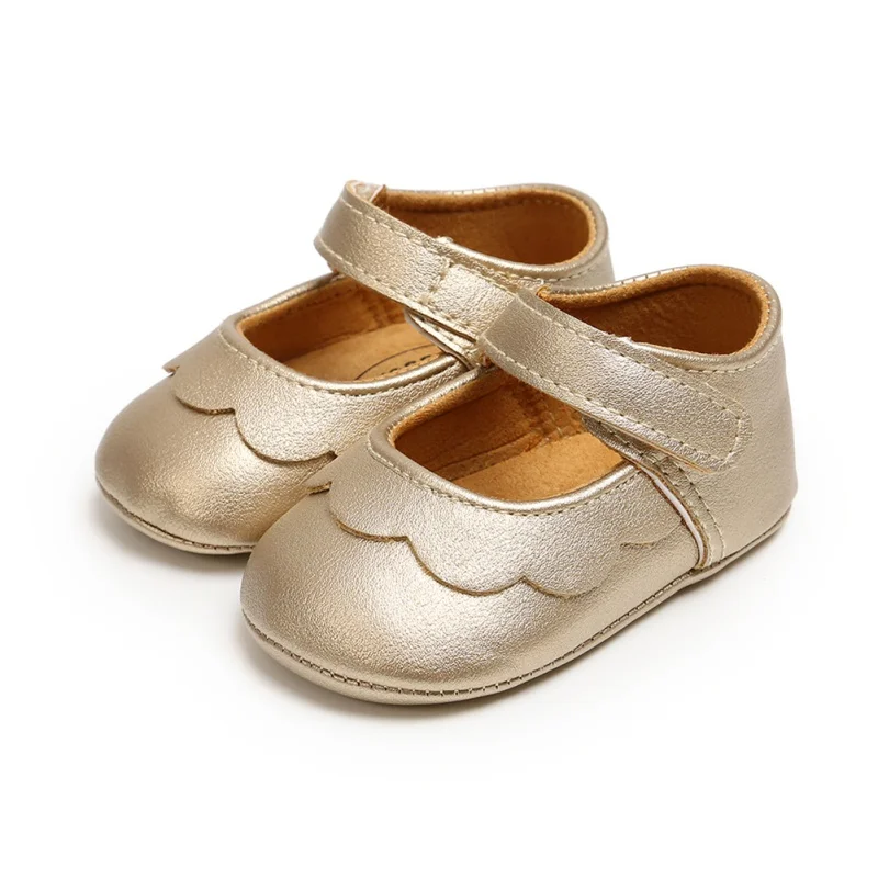  2020 Baby PU Leather Baby Girl Shoe Baby Moccasins Moccs Shoes Infant First Walkers Soft Soled Non-