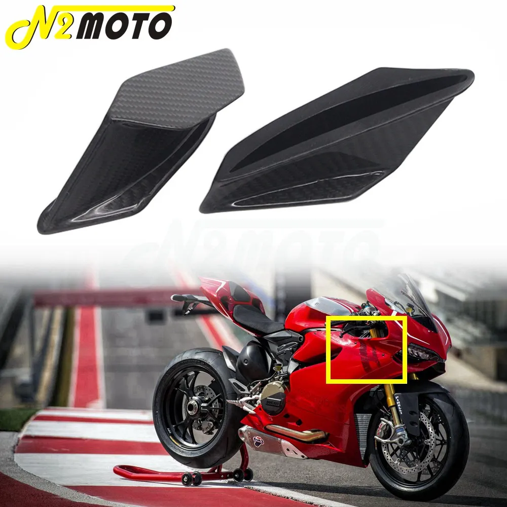 Универсальный Спойлер из углеродного волокна для Honda Ducati Panigale 899/959/1199/1299/Monster