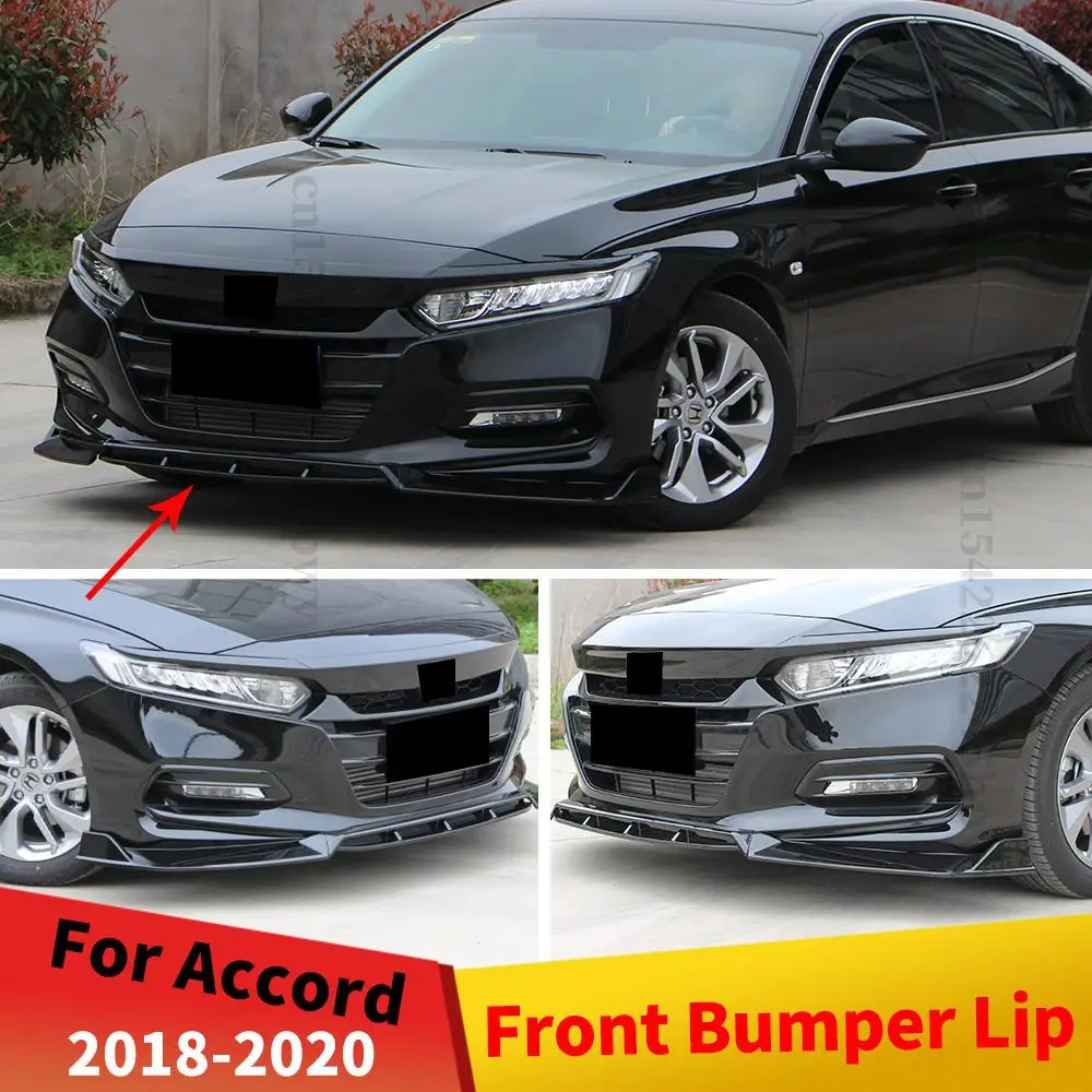 

Передний бампер, Нижняя защита подбородка, аксессуары для настройки, внешняя часть, Стайлинг Facelift для Honda Accord 2018 2019 2020