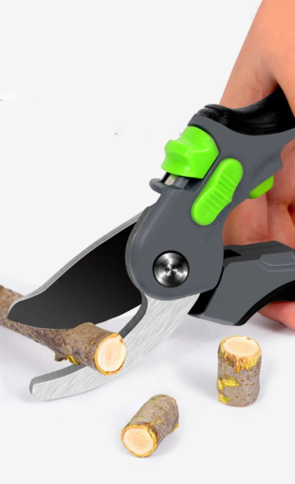 Sécateur à Crémaillère,Ciseaux de jardinage professionnels tranchants