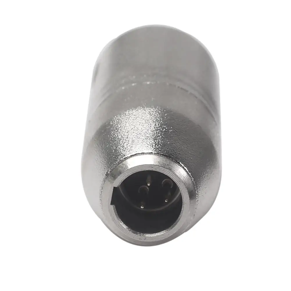 Mini 3 Pin XLR папа адаптер Все медное покрытие XLR адаптер SA519 с цельнометаллическим корпусом для обеспечения хорошей производительности контакта