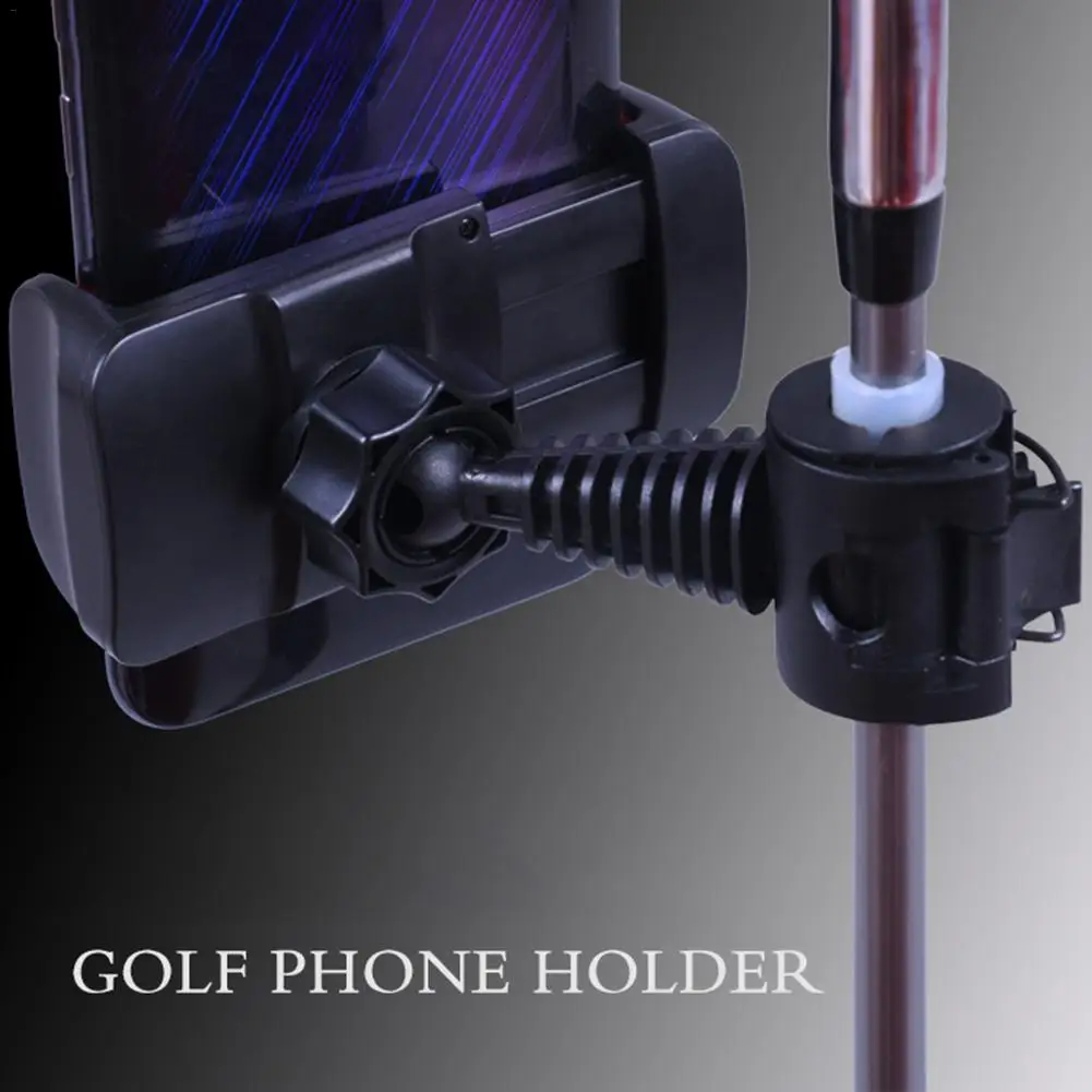Golf Club Practice Records Accessories Phone Holder Golf Training Assistant Equipment Universal Selfie